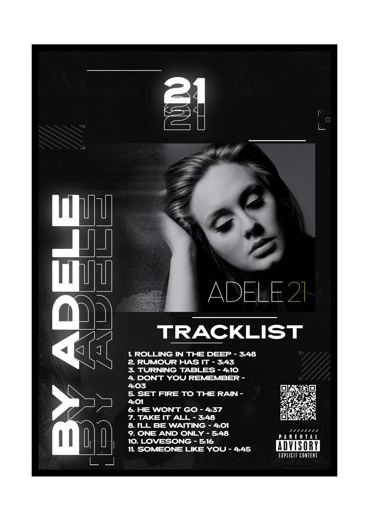 PLAKAT ALBUM "21" ADELE