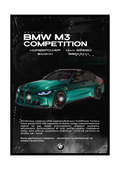 PLAKAT BMW M3
