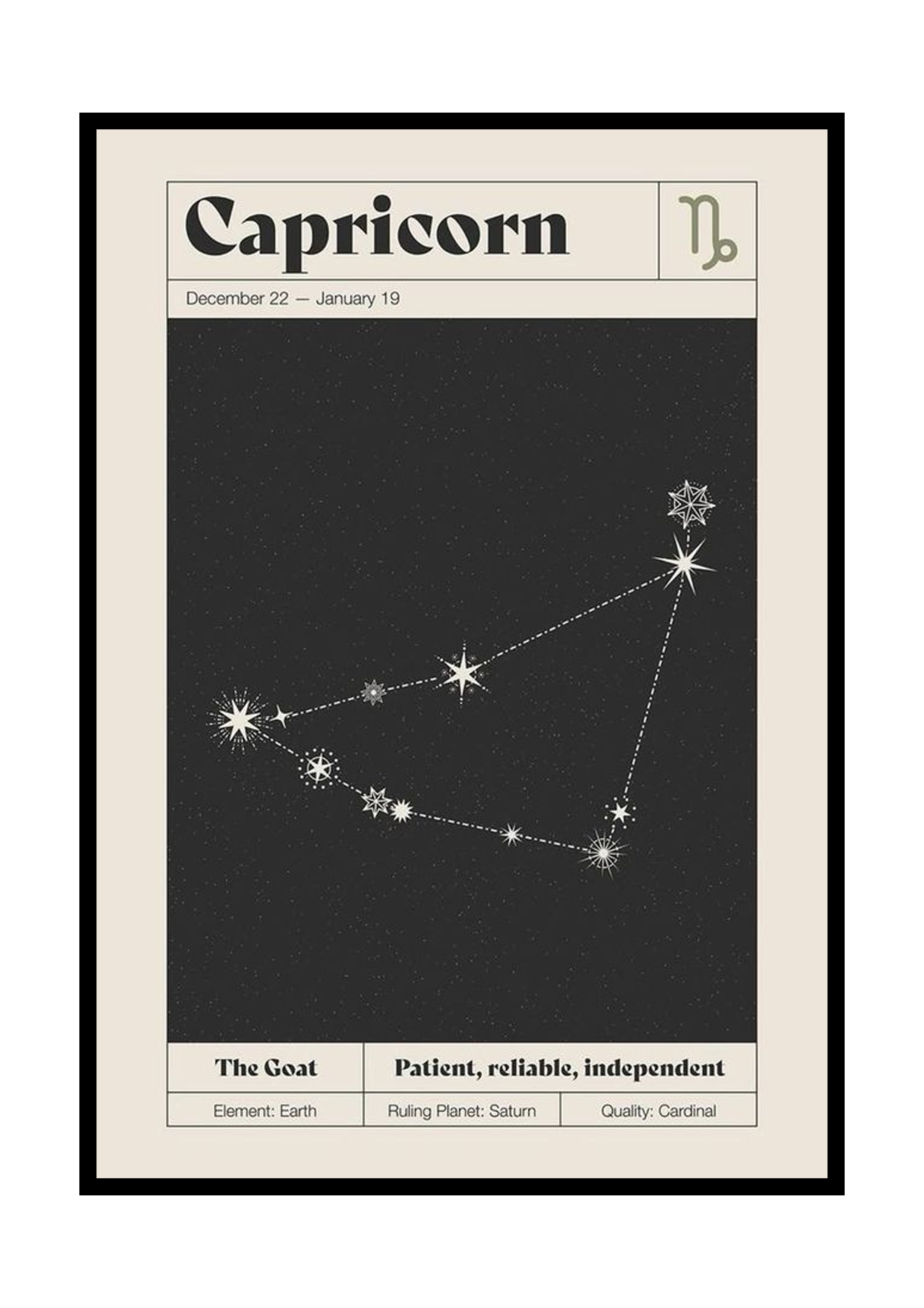 PLAKAT CAPRICORN