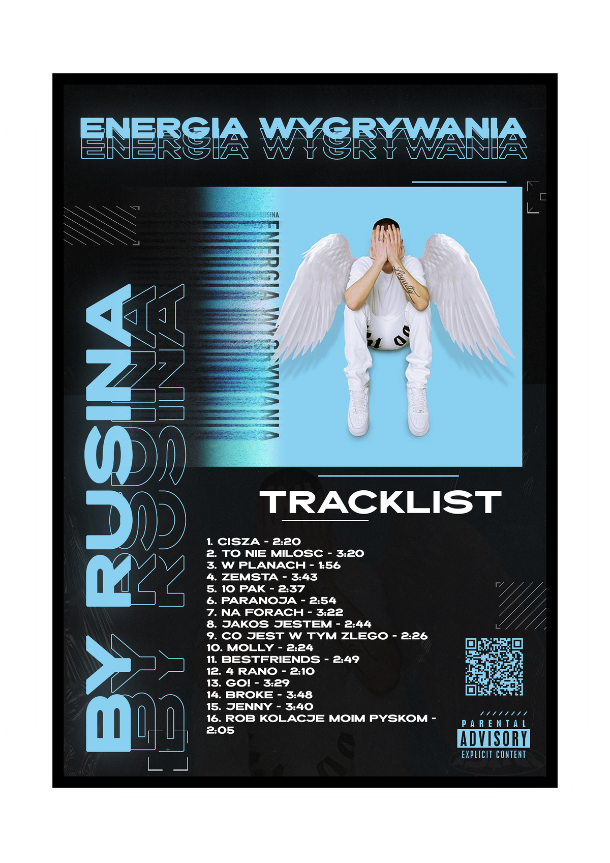 PLAKAT ALBUM "ENERGIA WYGRYWANIA" RUSINA