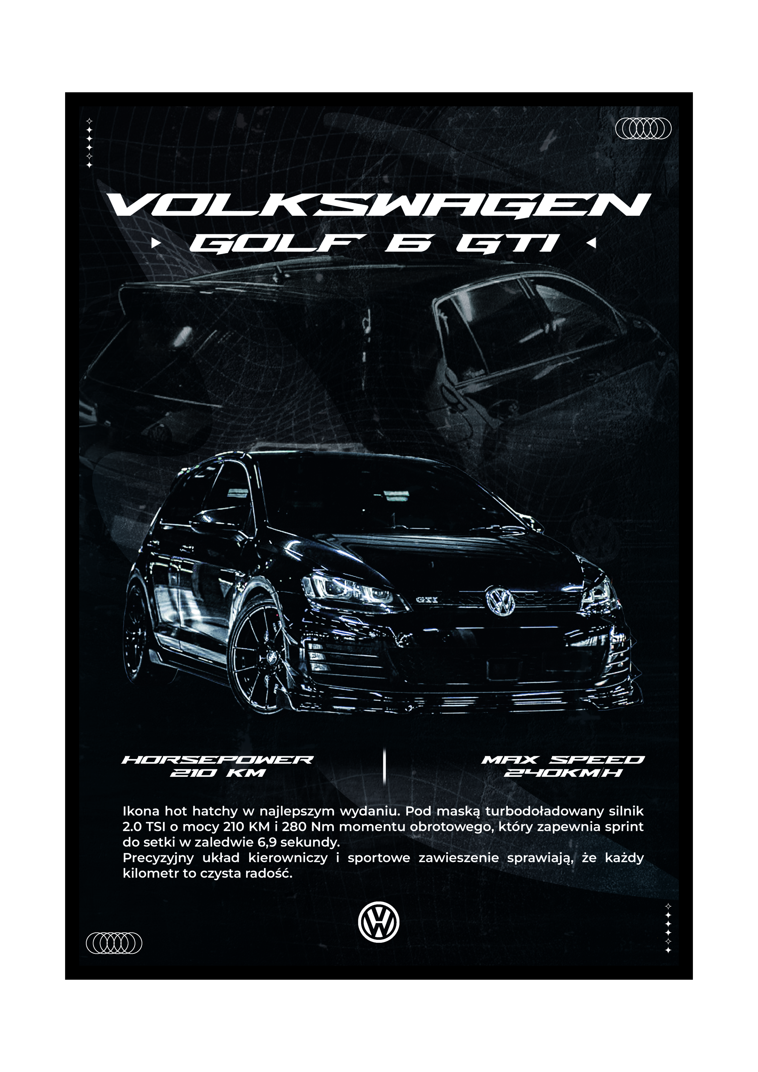 PERSONALIZOWANY PLAKAT WŁASNE AUTO