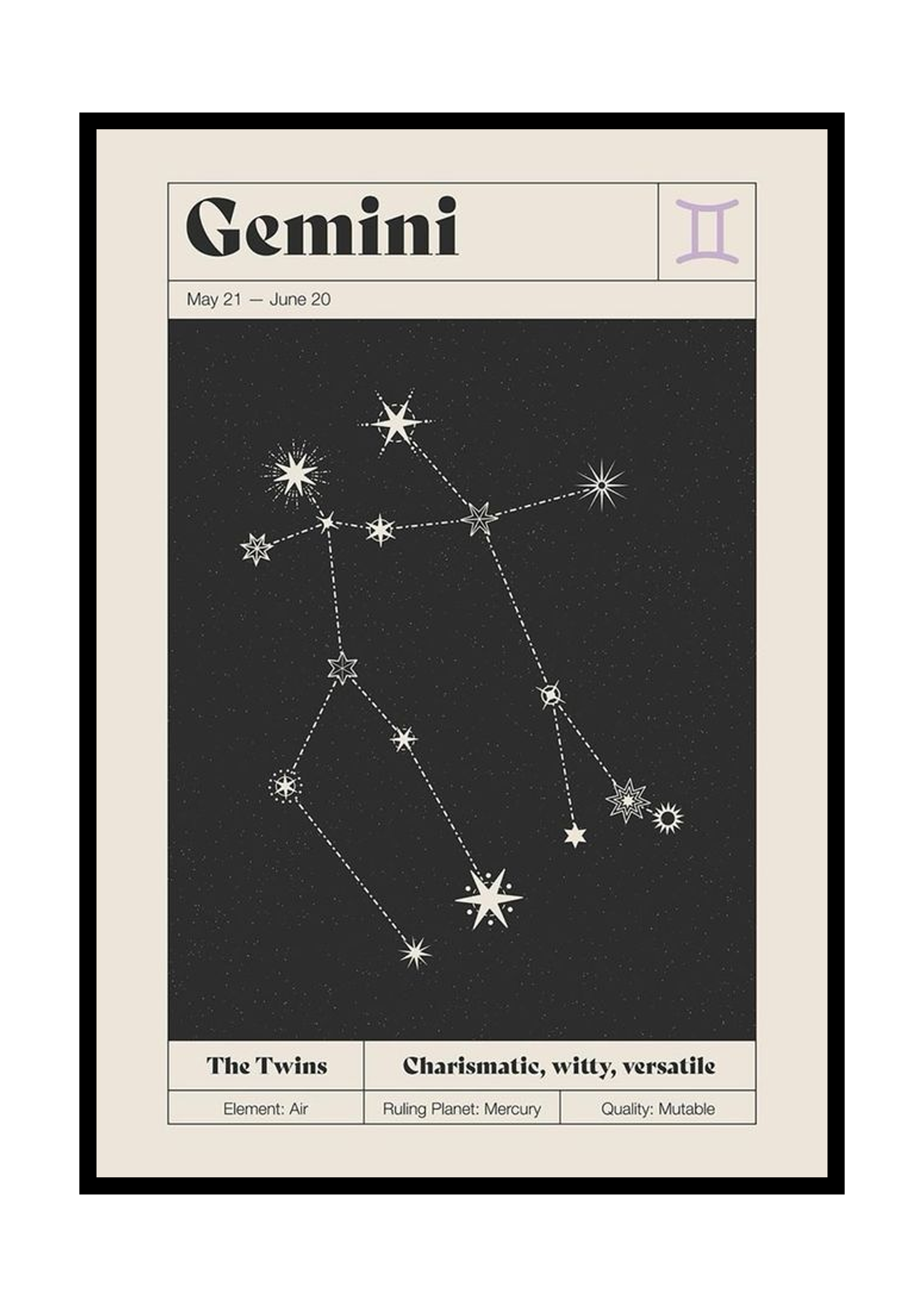 PLAKAT GEMINI