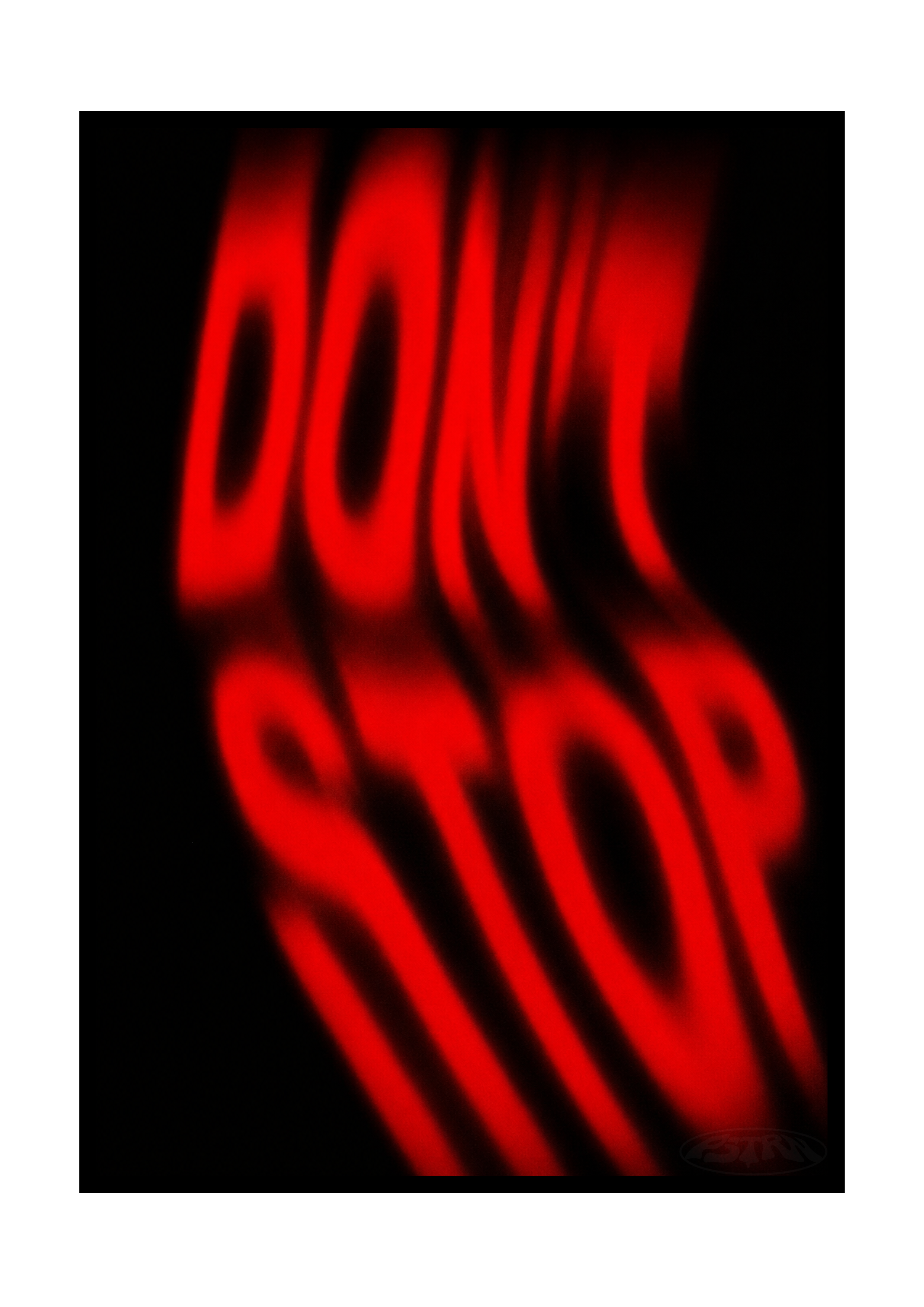 PLAKAT DON'T STOP
