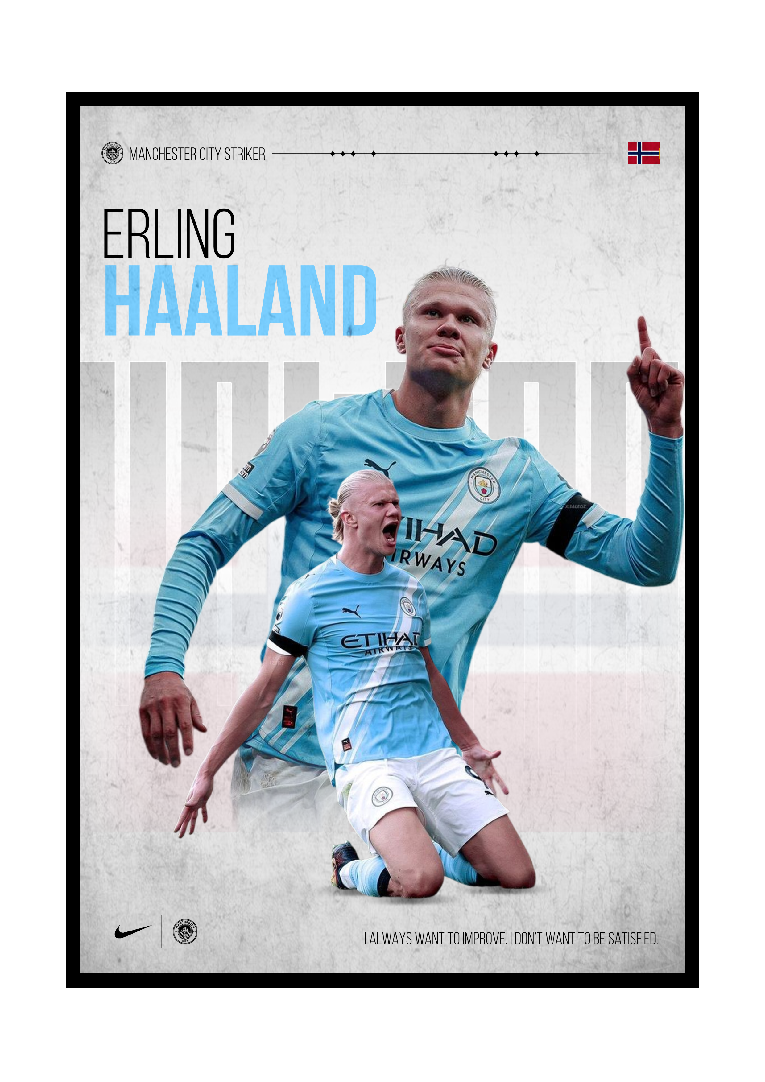 PLAKAT ERLING HAALAND