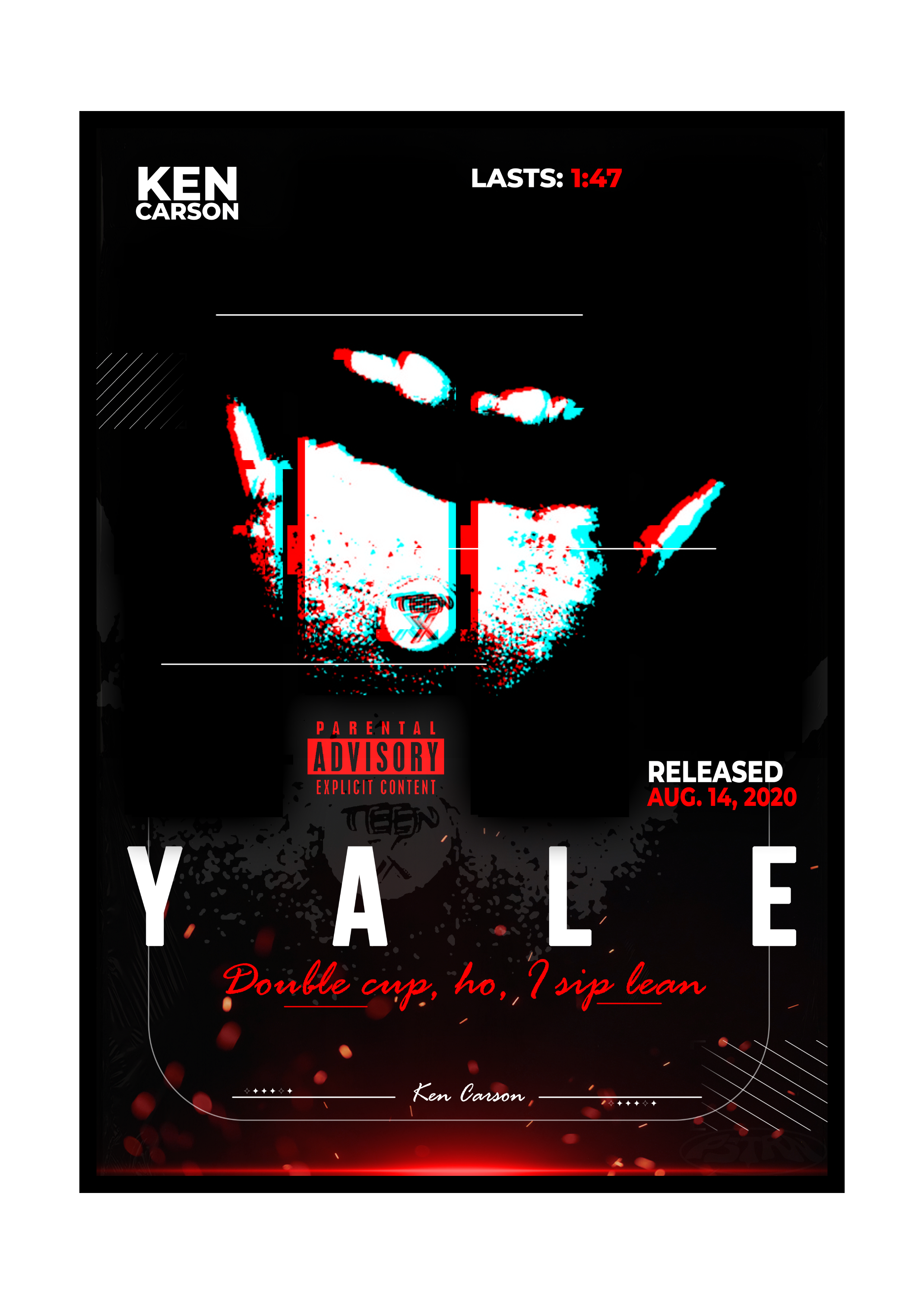 PLAKAT PIOSENKA "YALE" KEN CARSON