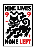 PLAKAT CAT NINE LIVES