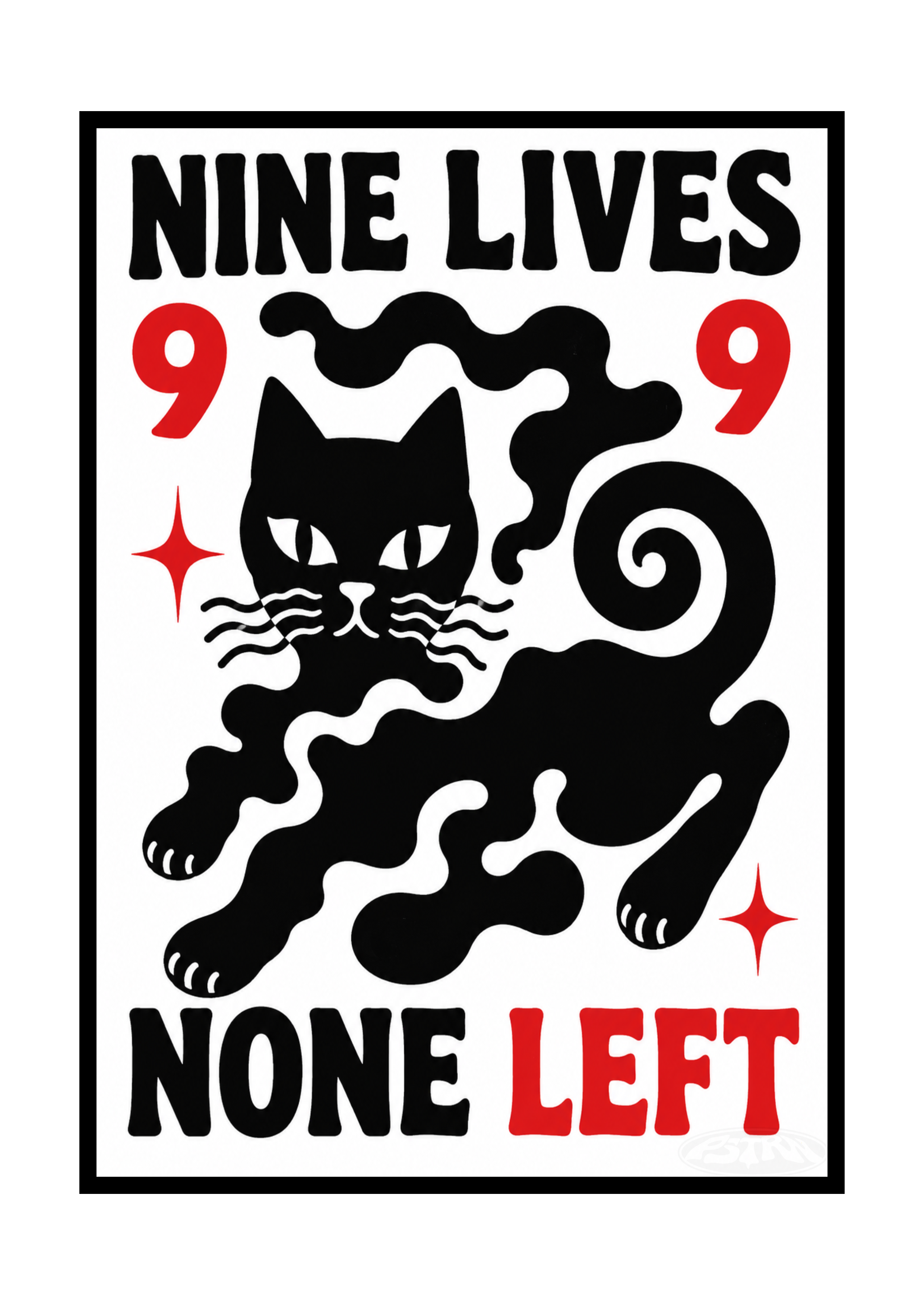 PLAKAT CAT NINE LIVES