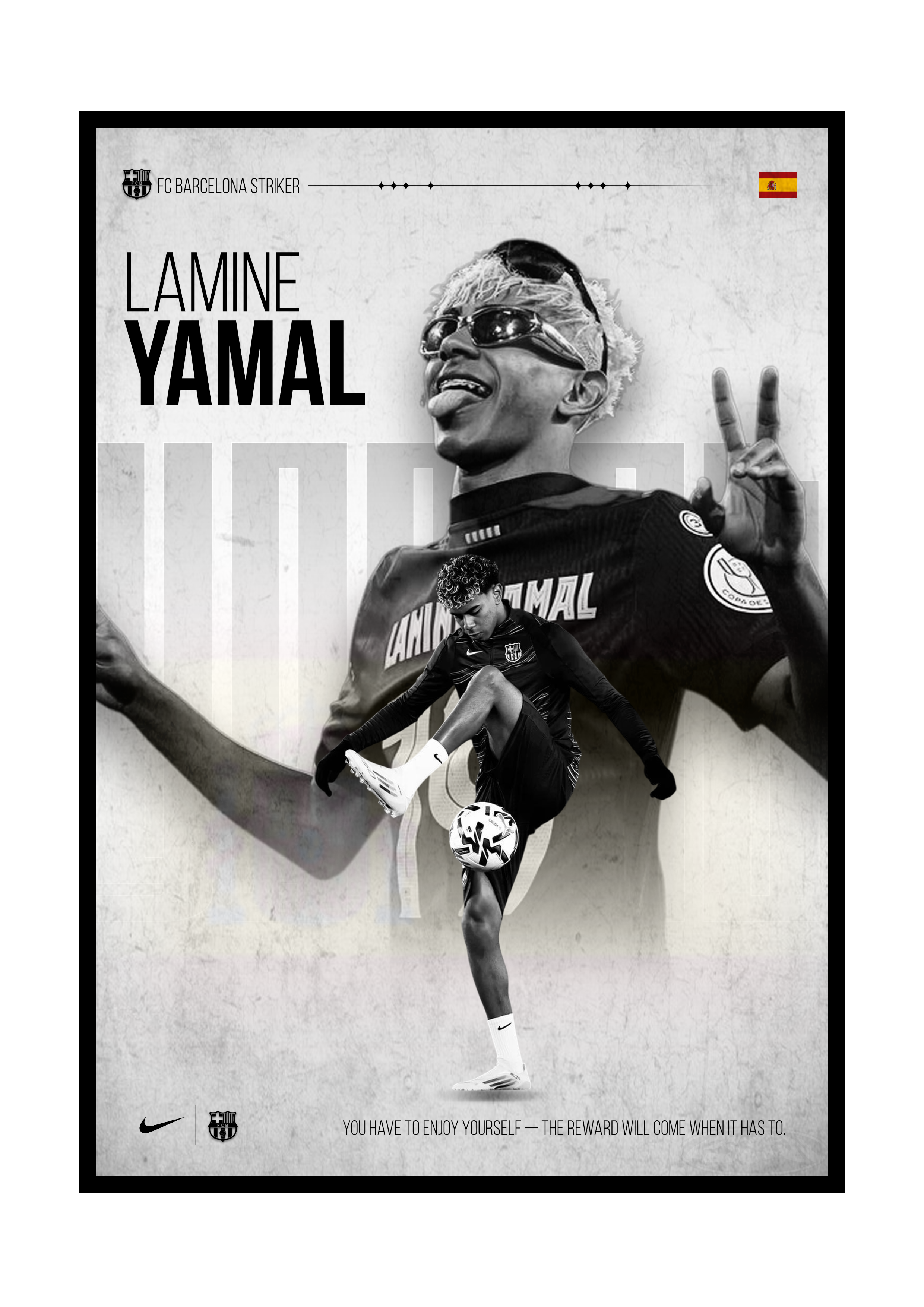 PLAKAT LAMINE YAMAL