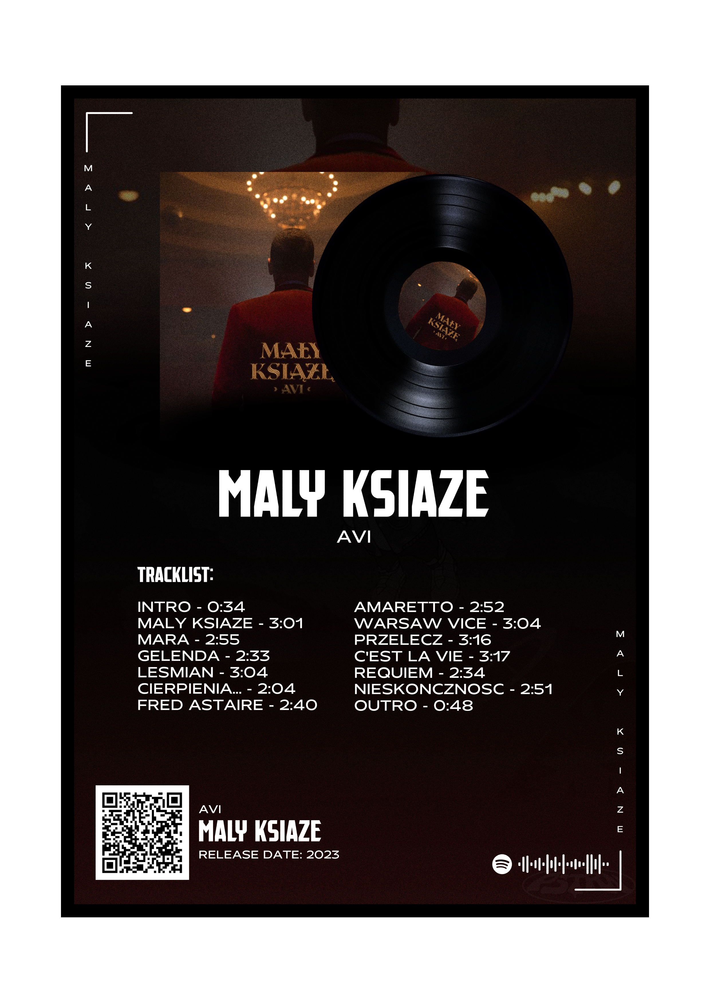 PLAKAT ALBUM "MALY KSIAZE" AVI (STYL 1)