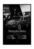 PLAKAT MERCEDES BENZ AMG G63