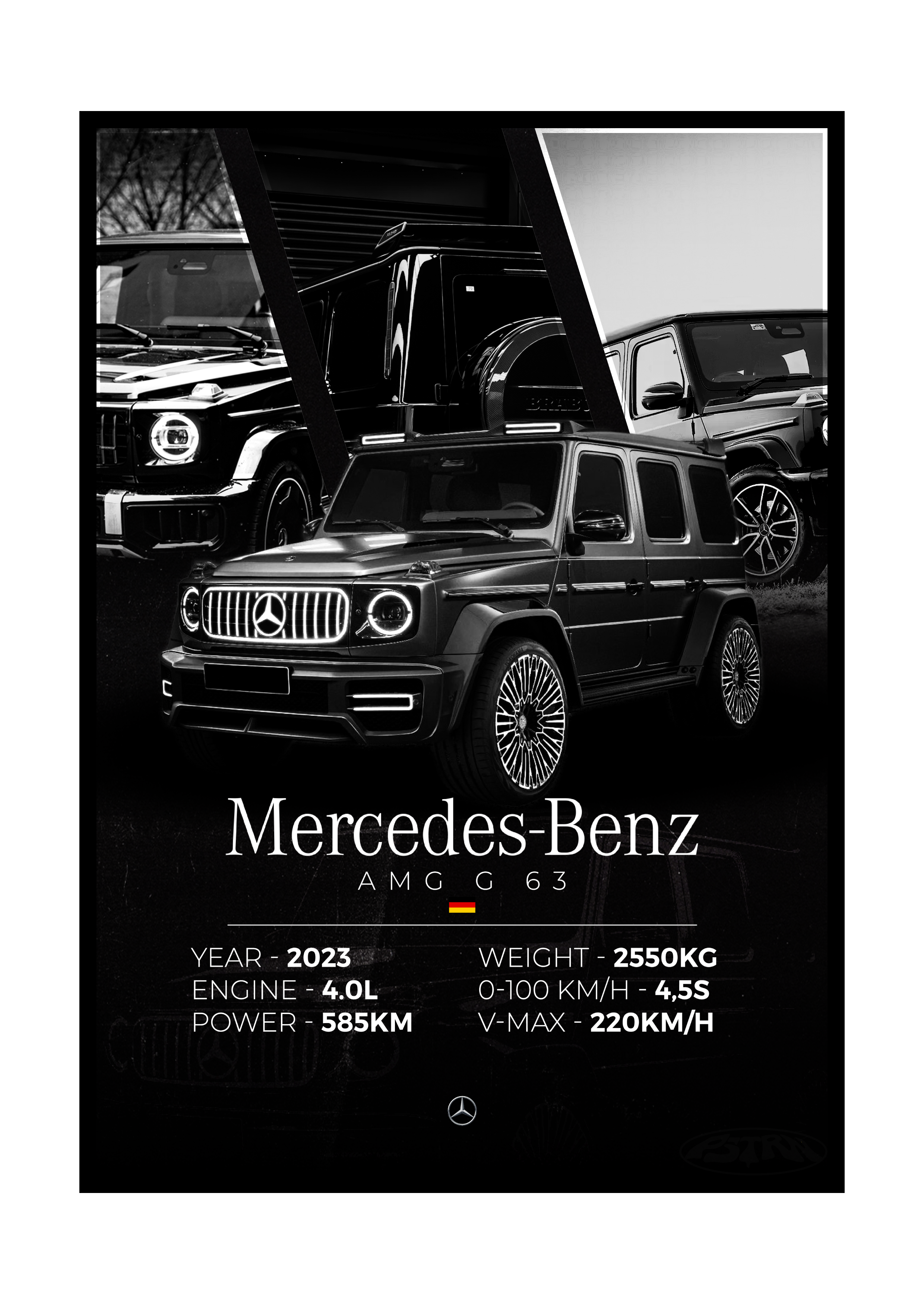 PERSONALIZOWANY PLAKAT WŁASNE AUTO