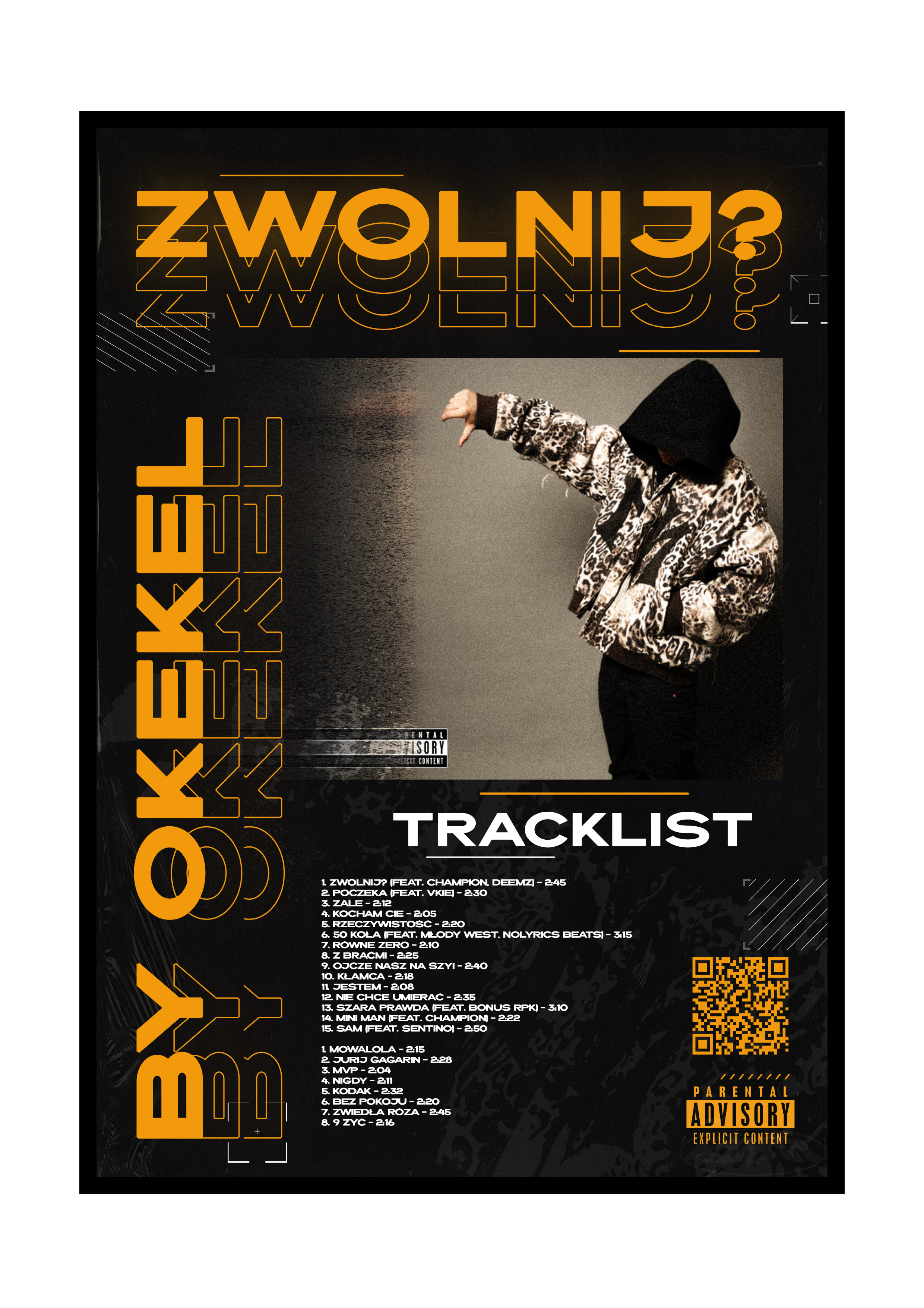 PLAKAT ALBUM "ZWOLNIJ?" OKEKEL