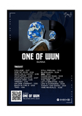 PLAKAT ALBUM "ONE OF WUN" GUNNA (STYL 1)