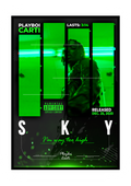 PLAKAT PIOSENKA "SKY" PLAYBOI CARTI