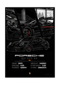PLAKAT PORSCHE 911 GT3 RS