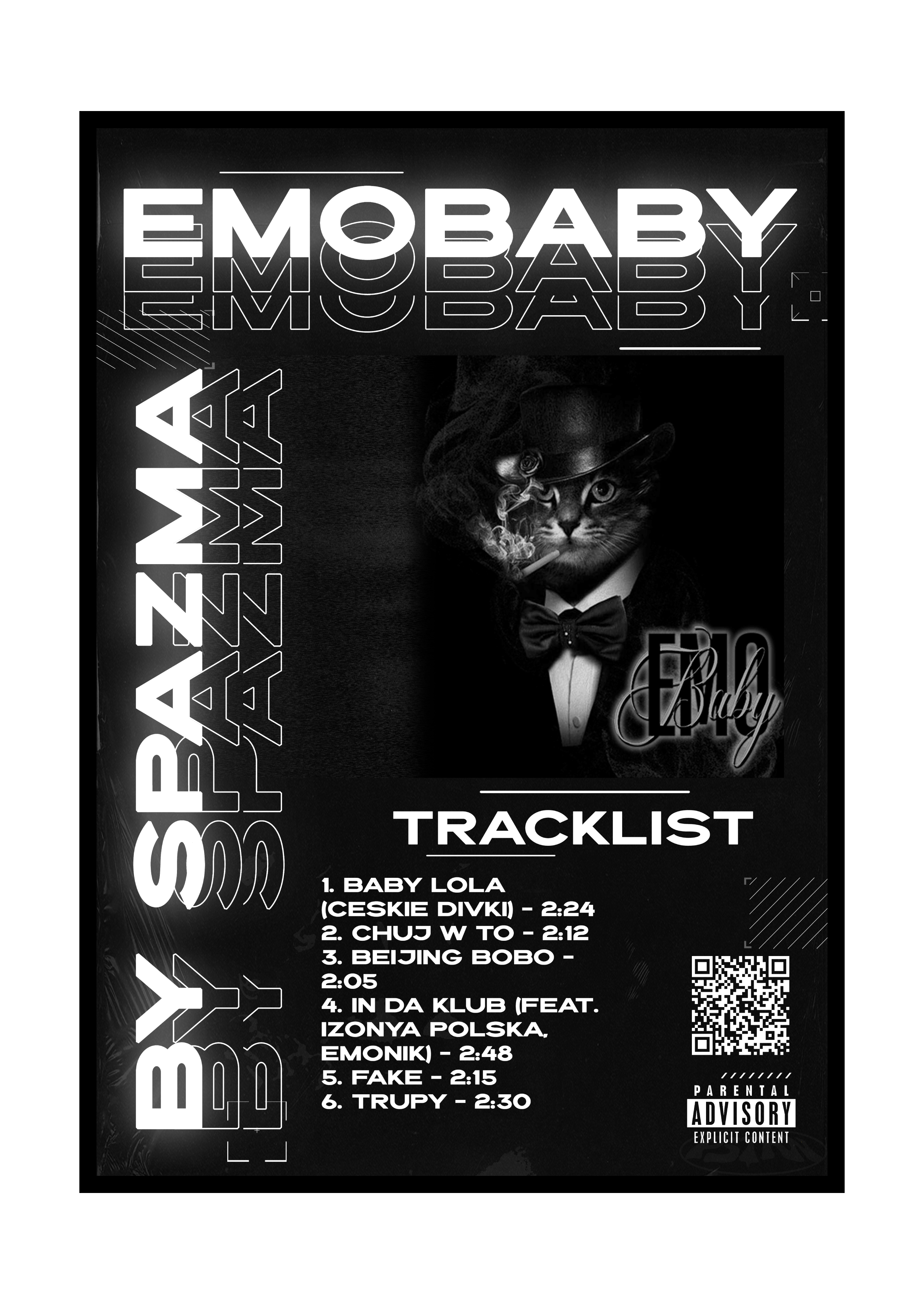 PLAKAT ALBUM "EMOBABY" SPAZMA