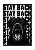 PLAKAT STAY BACK