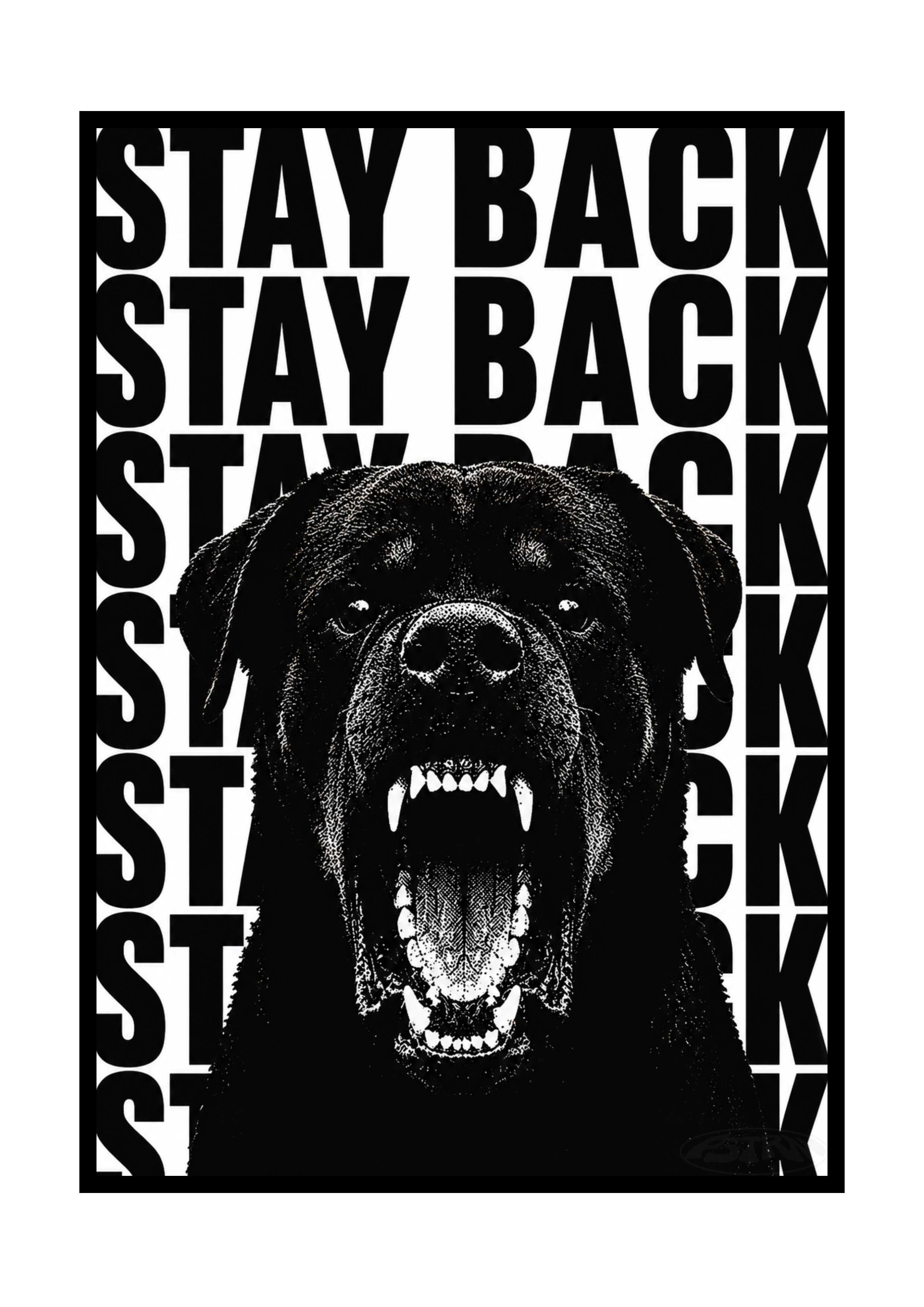 PLAKAT STAY BACK