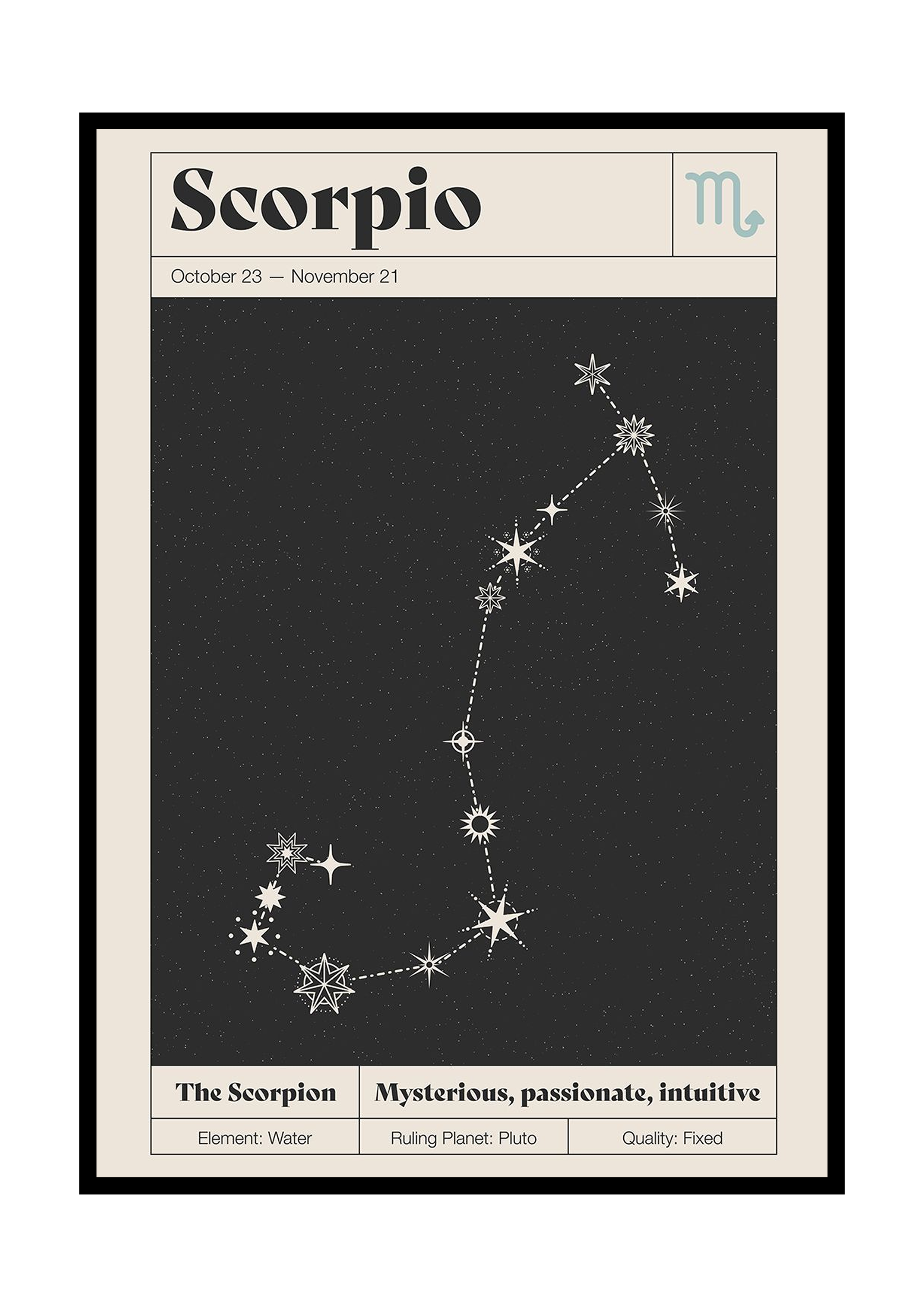 PLAKAT SCORPIO