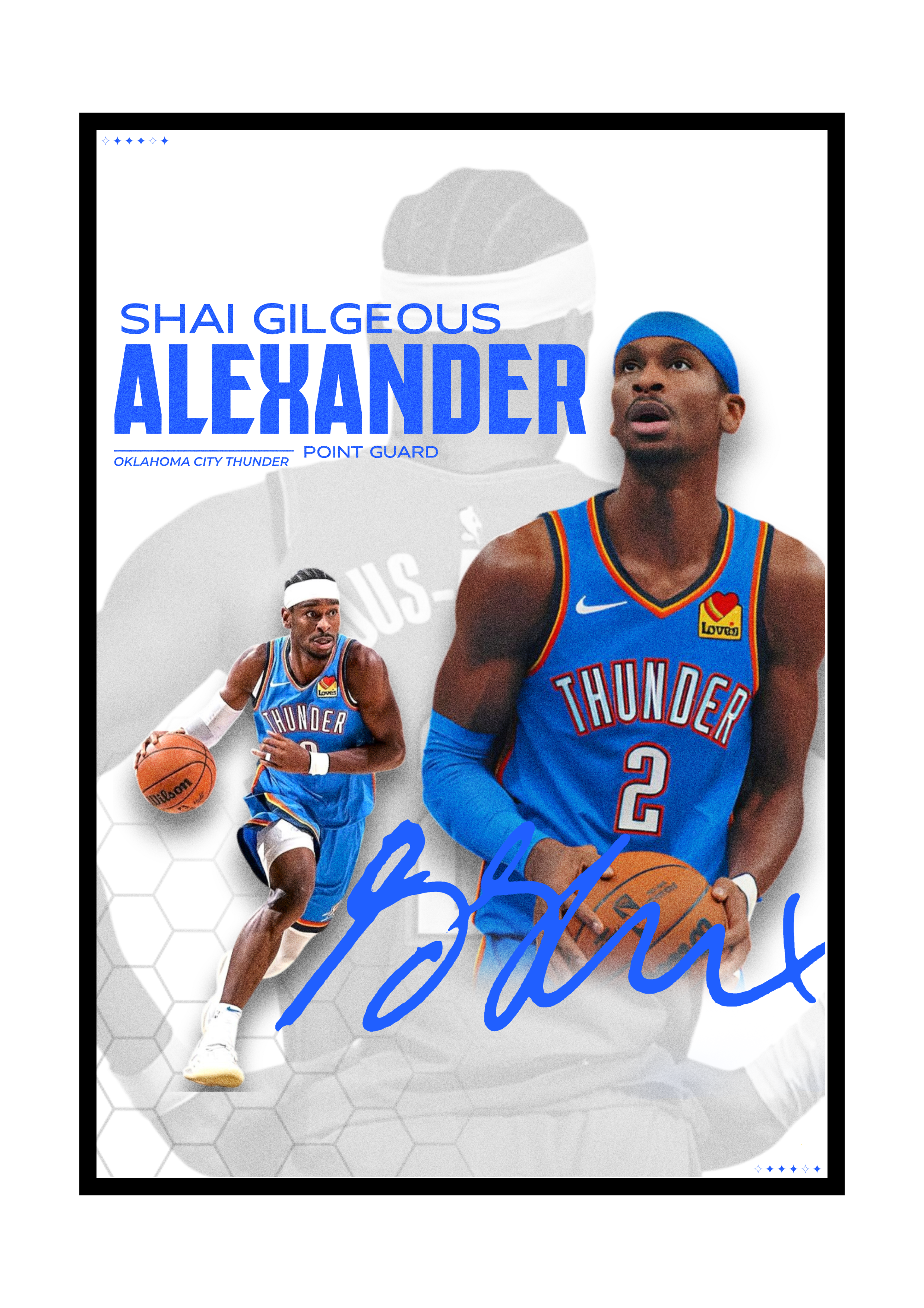 PLAKAT SHAI GILGEOUS-ALEXANDER