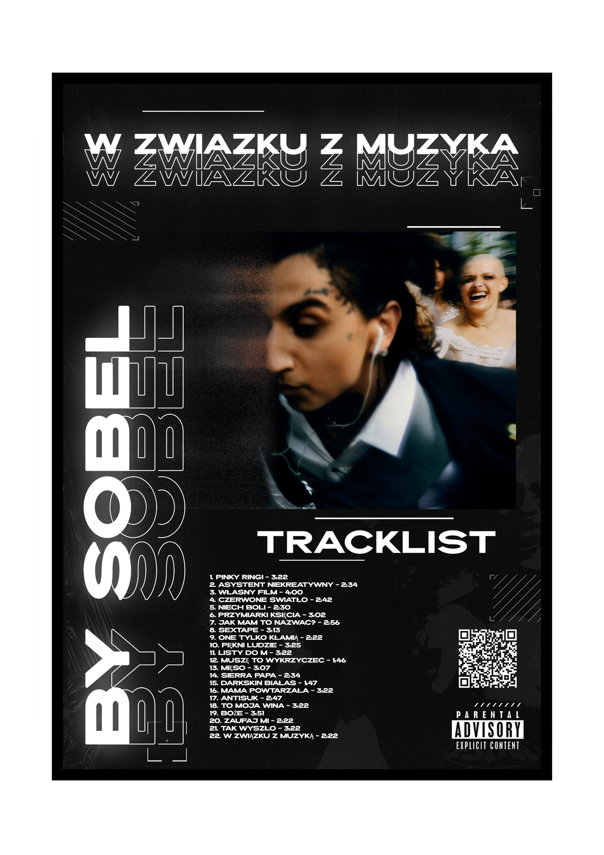 PLAKAT ALBUM "W ZWIAZKU Z MUZYKA" SOBEL