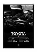 PLAKAT TOYOTA SUPRA GR A90
