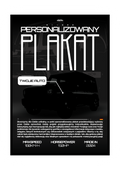 PERSONALIZOWANY PLAKAT WŁASNE AUTO