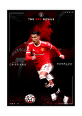 PLAKAT "THE RED DEVILS" CR7