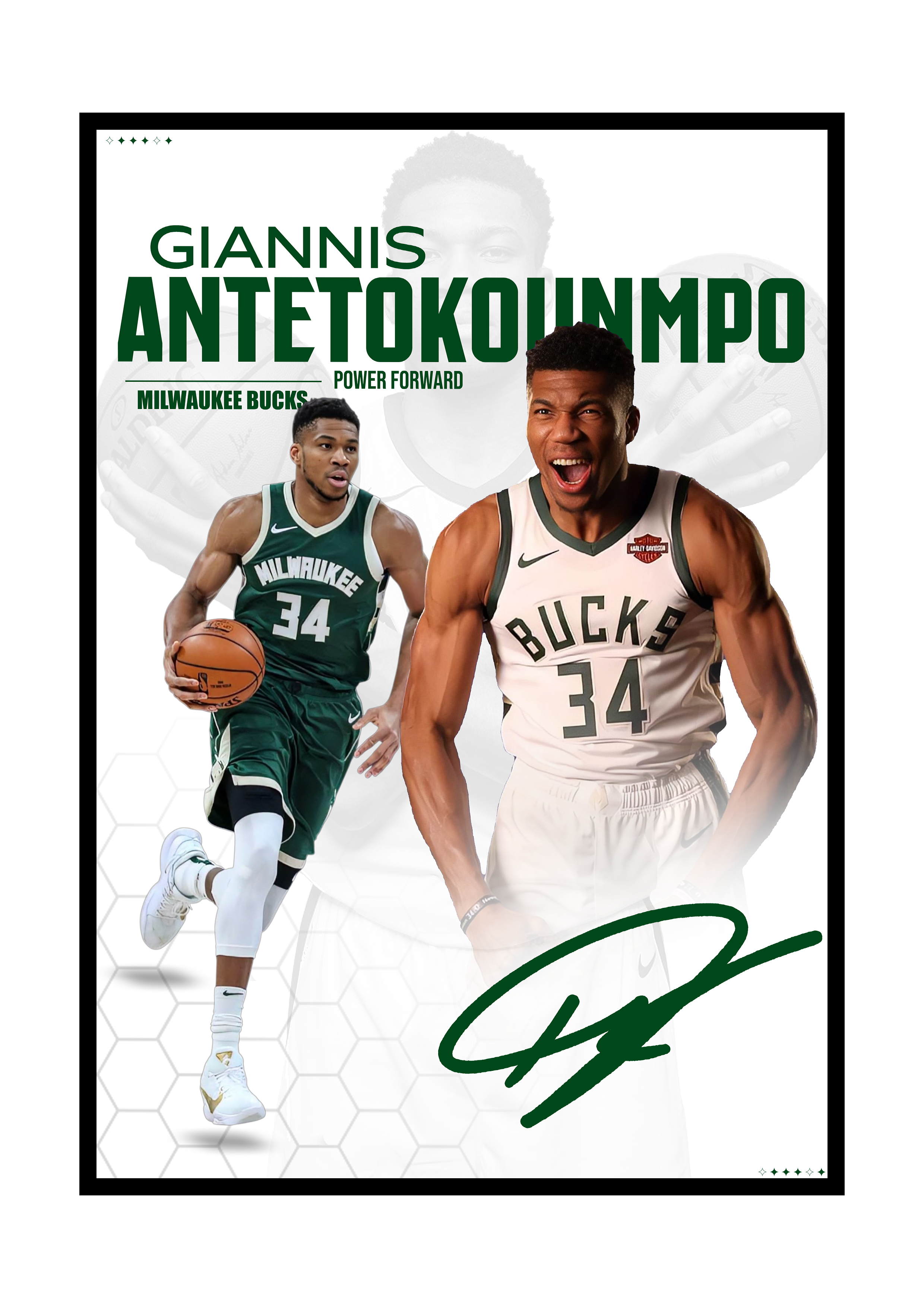 PLAKAT GIANNIS ANTETOKOUNMPO