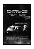 PLAKAT PORSCHE 911 GT3 RS