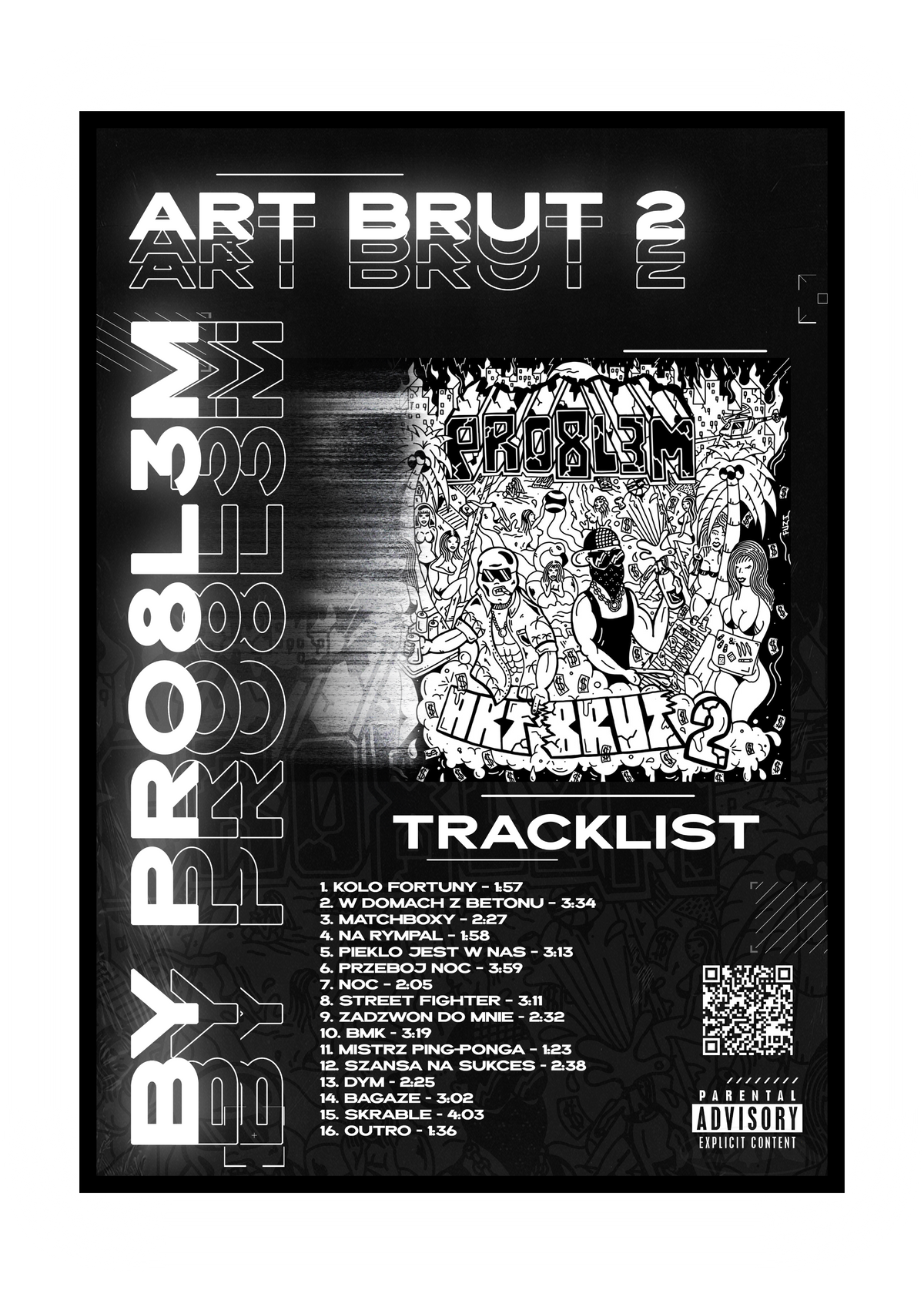 PLAKAT ALBUM "ART BRUT 2" PRO8L3M
